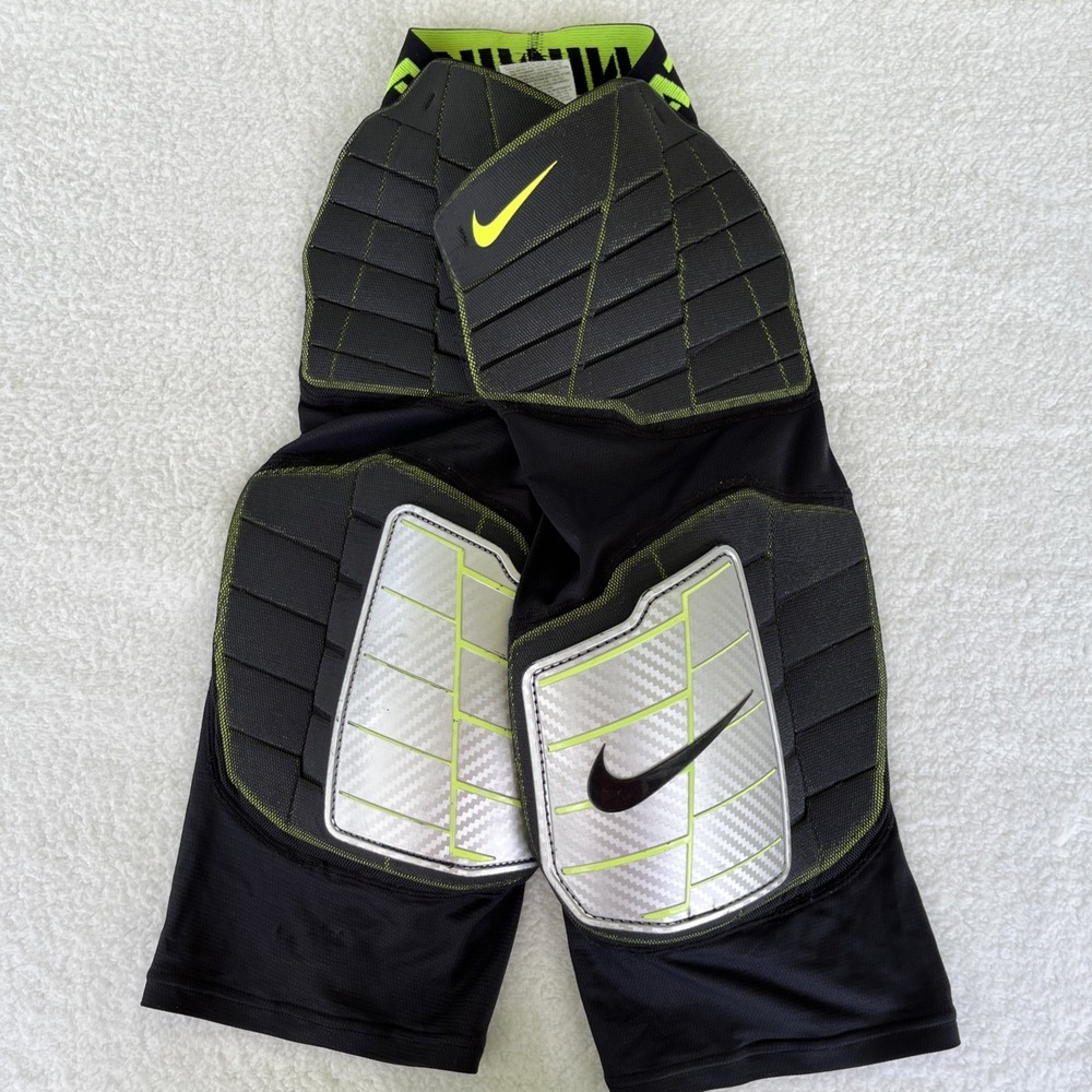 Nike Pro Combat Hyperstrong Padded Football Shorts Black Volt XL 826438-011